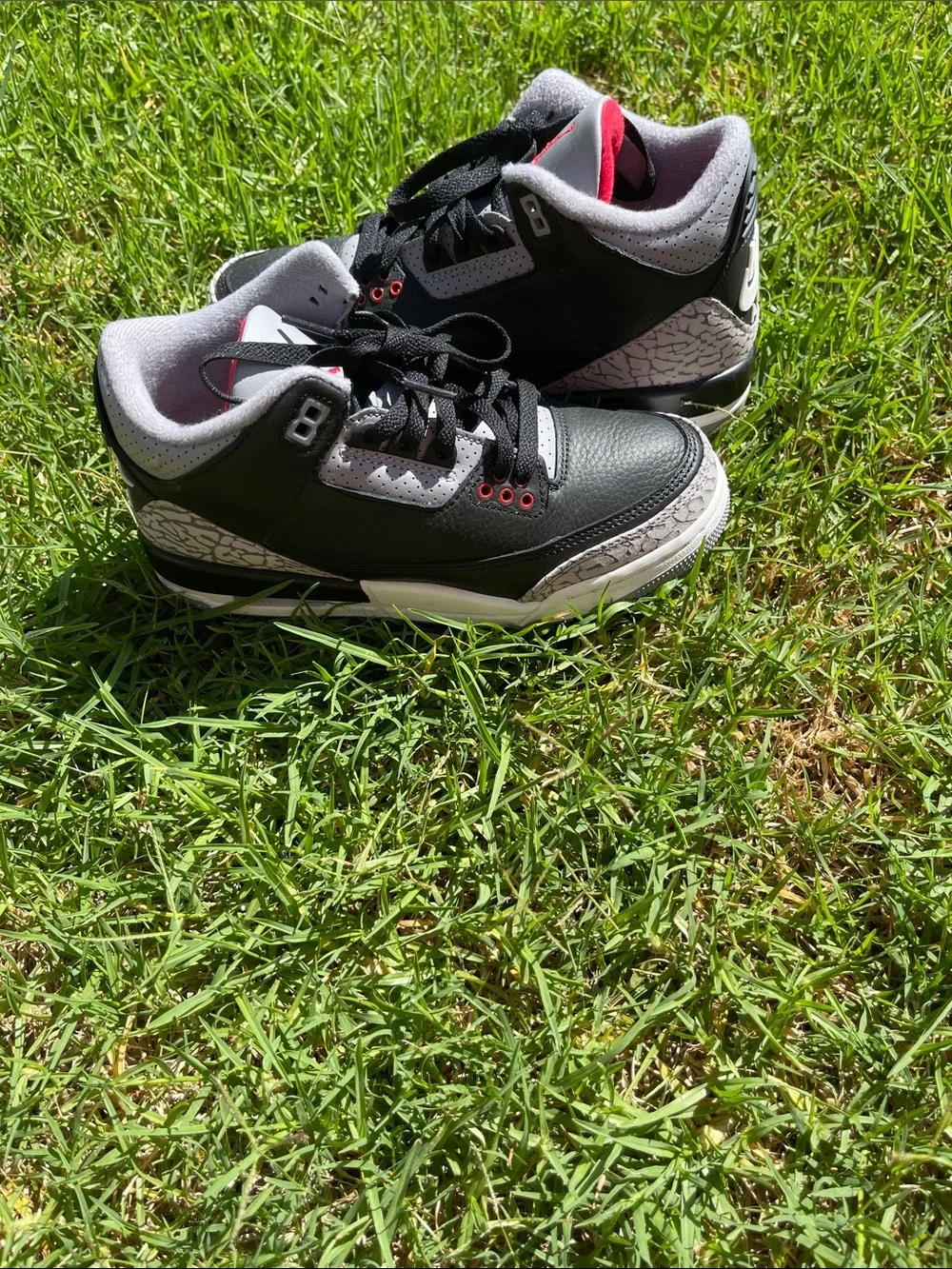 Nike Kids Black, Gray and Red Basketball Sneakers